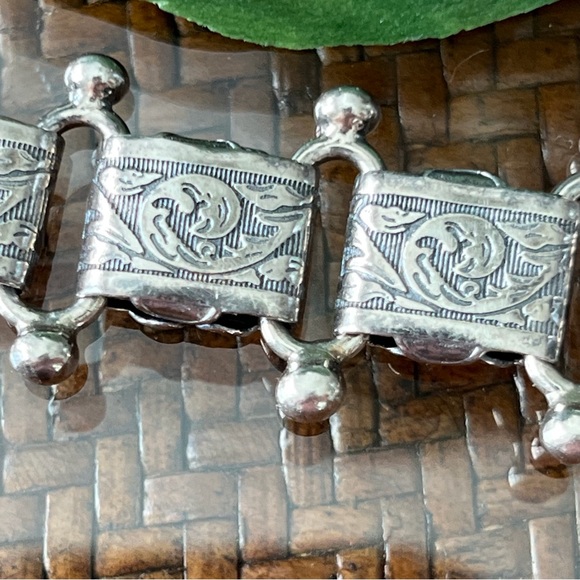 Sterling Silver Oxidized Bracelet - Picture 4 of 9